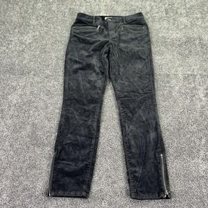 LOFT Pants Womens 28/6 Gray Modern Skinny Ankle Zip Stretch Casual Preppy City